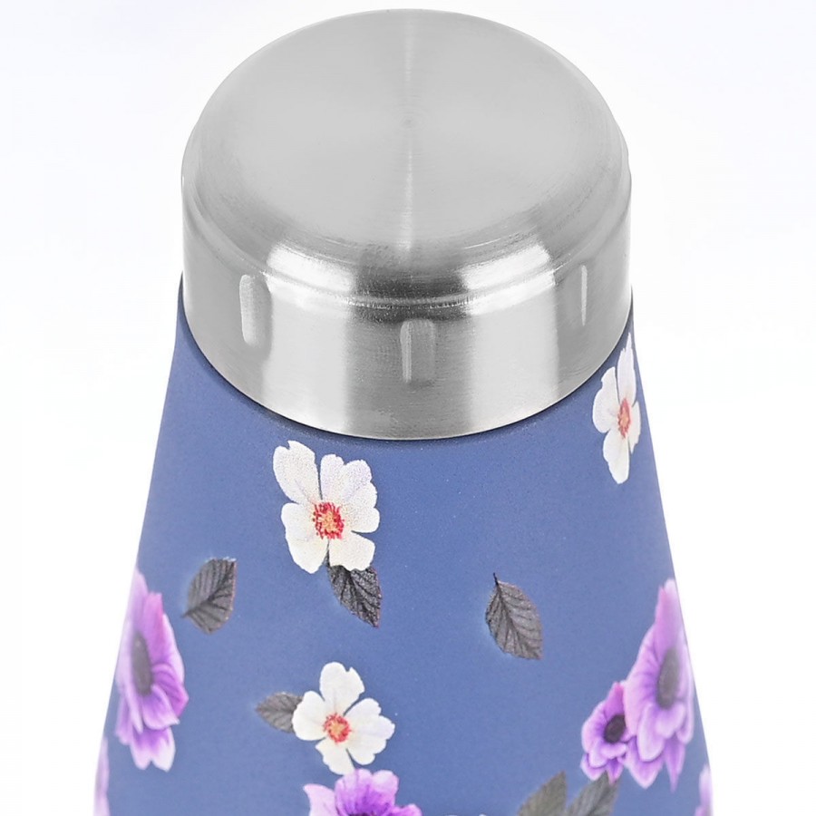 ESTIA ΘΕΡΜΟΣ TRAVEL FLASK SAVE THE AEGEAN 500ml GARDEN BLUE ESTIA ΘΕΡΜΟΣ TRAVEL FLASK SAVE THE AEGEAN 500ml GARDEN BLUE