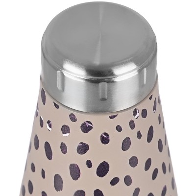ESTIA ΘΕΡΜΟΣ TRAVEL FLASK SAVE THE AEGEAN 500ml LEOPARD TAUPE ESTIA ΘΕΡΜΟΣ TRAVEL FLASK SAVE THE AEGEAN 500ml LEOPARD TAUPE