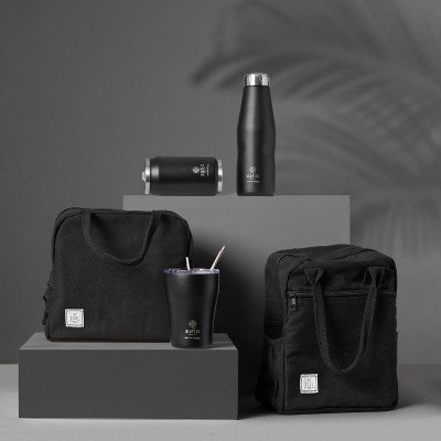 ESTIA ΘΕΡΜΟΣ TRAVEL FLASK SAVE THE AEGEAN 500ml MIDNIGHT BLACK ESTIA ΘΕΡΜΟΣ TRAVEL FLASK SAVE THE AEGEAN 500ml MIDNIGHT BLACK