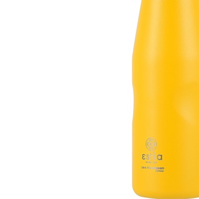 ESTIA ΘΕΡΜΟΣ TRAVEL FLASK SAVE THE AEGEAN 500ml PINEAPPLE YELLOW ESTIA ΘΕΡΜΟΣ TRAVEL FLASK SAVE THE AEGEAN 500ml PINEAPPLE YELLOW