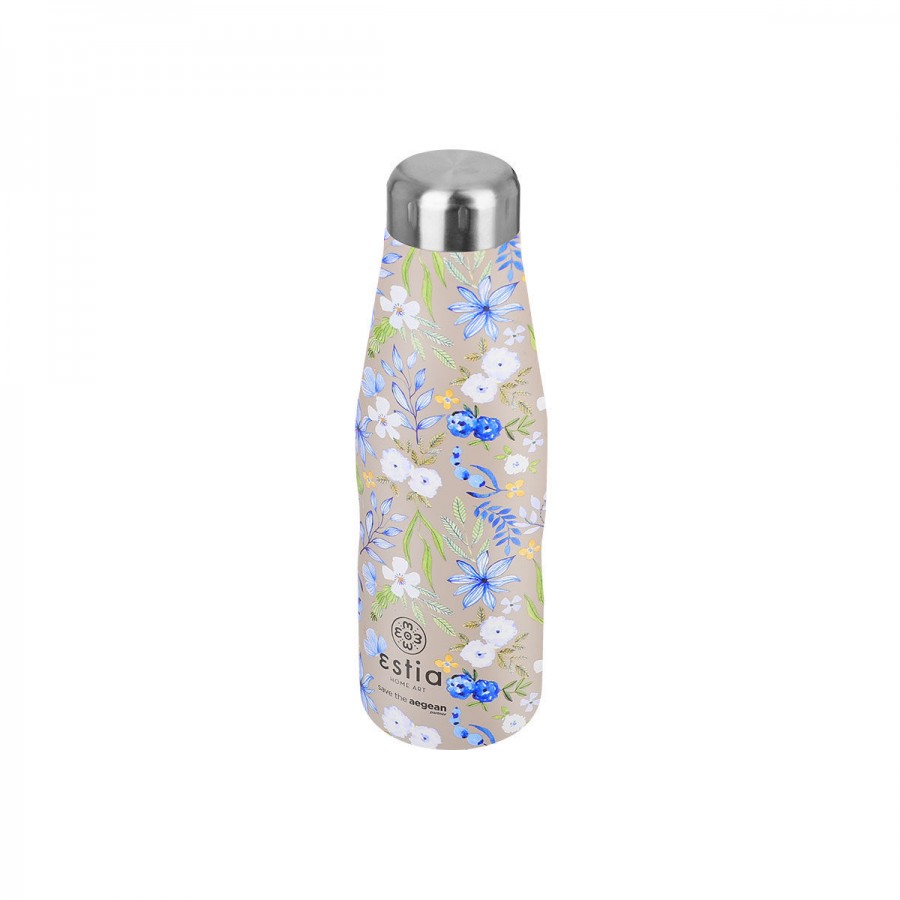 ESTIA ΘΕΡΜΟΣ TRAVEL FLASK SAVE THE AEGEAN 500ml SYMPHONY TAUPE ESTIA ΘΕΡΜΟΣ TRAVEL FLASK SAVE THE AEGEAN 500ml SYMPHONY TAUPE