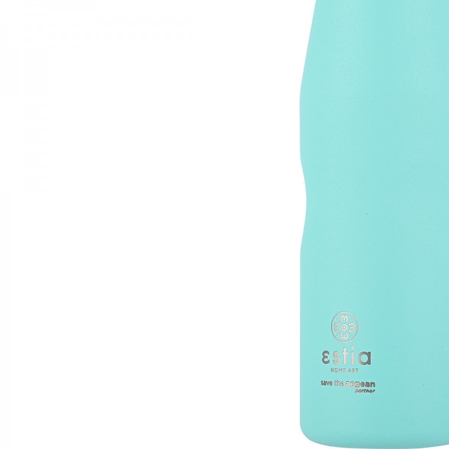 ESTIA ΘΕΡΜΟΣ TRAVEL FLASK SAVE THE AEGEAN 750ml BERMUDA GREEN ESTIA ΘΕΡΜΟΣ TRAVEL FLASK SAVE THE AEGEAN 750ml BERMUDA GREEN
