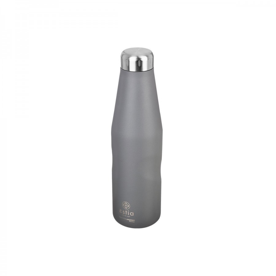 ESTIA ΘΕΡΜΟΣ TRAVEL FLASK SAVE THE AEGEAN 750ml FJORD GREY ESTIA ΘΕΡΜΟΣ TRAVEL FLASK SAVE THE AEGEAN 750ml FJORD GREY