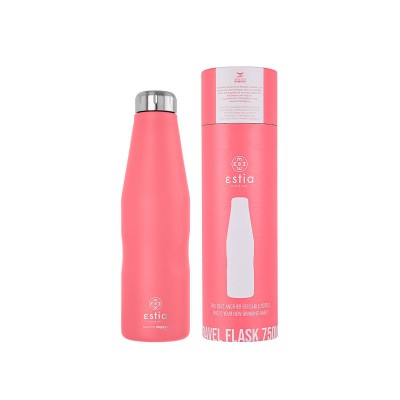 ESTIA ΘΕΡΜΟΣ TRAVEL FLASK SAVE THE AEGEAN 750ml FUSION CORAL ESTIA ΘΕΡΜΟΣ TRAVEL FLASK SAVE THE AEGEAN 750ml FUSION CORAL