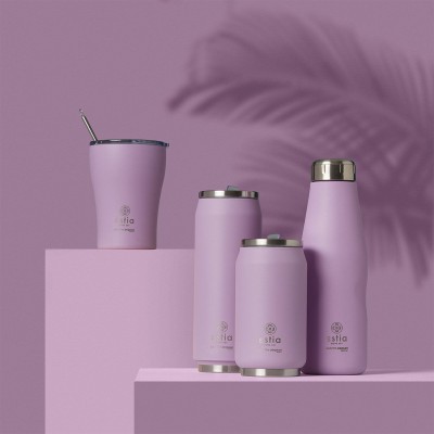 ESTIA ΘΕΡΜΟΣ TRAVEL FLASK SAVE THE AEGEAN 750ml LAVENDER PURPLE ESTIA ΘΕΡΜΟΣ TRAVEL FLASK SAVE THE AEGEAN 750ml LAVENDER PURPLE