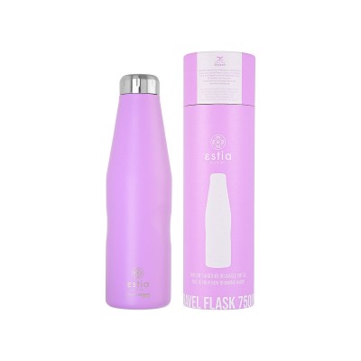 ESTIA ΘΕΡΜΟΣ TRAVEL FLASK SAVE THE AEGEAN 750ml LAVENDER PURPLE ESTIA ΘΕΡΜΟΣ TRAVEL FLASK SAVE THE AEGEAN 750ml LAVENDER PURPLE