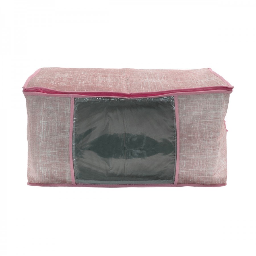 ESTIA ΘΗΚΗ ΑΠΟΘΗΚΕΥΣΗΣ CORAL NON WOVEN ΥΦΑΣΜΑΤΙΝΗ ΜΕ ΔΙΠΛΟ ΦΕΡΜΟΥΑΡ 60x45x30cm ESTIA ΘΗΚΗ ΑΠΟΘΗΚΕΥΣΗΣ CORAL NON WOVEN ΥΦΑΣΜΑΤΙΝΗ ΜΕ ΔΙΠΛΟ ΦΕΡΜΟΥΑΡ 60x45x30cm