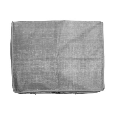 ESTIA ΘΗΚΗ ΑΠΟΘΗΚΕΥΣΗΣ GREY NON WOVEN ΥΦΑΣΜΑΤΙΝΗ ΜΕ ΔΙΠΛΟ ΦΕΡΜΟΥΑΡ 60x45x30cm
