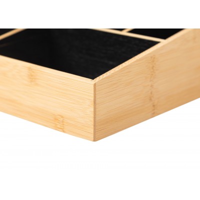 ESTIA ΘΗΚΗ ΟΡΓΑΝΩΣΗΣ ΚΑΛΛΥΝΤΙΚΩΝ BAMBOO 9 ΘΕΣΕΩΝ 33x21x9cm ESTIA ΘΗΚΗ ΟΡΓΑΝΩΣΗΣ ΚΑΛΛΥΝΤΙΚΩΝ BAMBOO 9 ΘΕΣΕΩΝ 33x21x9cm