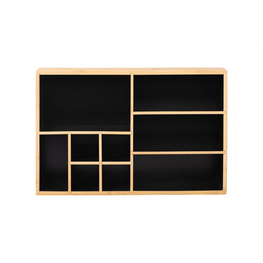 ESTIA ΘΗΚΗ ΟΡΓΑΝΩΣΗΣ ΚΑΛΛΥΝΤΙΚΩΝ BAMBOO 9 ΘΕΣΕΩΝ 33x21x9cm ESTIA ΘΗΚΗ ΟΡΓΑΝΩΣΗΣ ΚΑΛΛΥΝΤΙΚΩΝ BAMBOO 9 ΘΕΣΕΩΝ 33x21x9cm