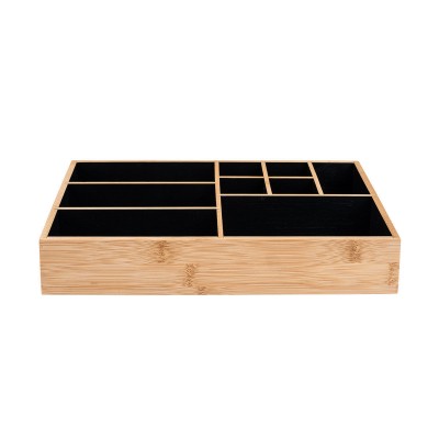 ESTIA ΘΗΚΗ ΟΡΓΑΝΩΣΗΣ ΚΑΛΛΥΝΤΙΚΩΝ BAMBOO 9 ΘΕΣΕΩΝ 33x21x9cm ESTIA ΘΗΚΗ ΟΡΓΑΝΩΣΗΣ ΚΑΛΛΥΝΤΙΚΩΝ BAMBOO 9 ΘΕΣΕΩΝ 33x21x9cm