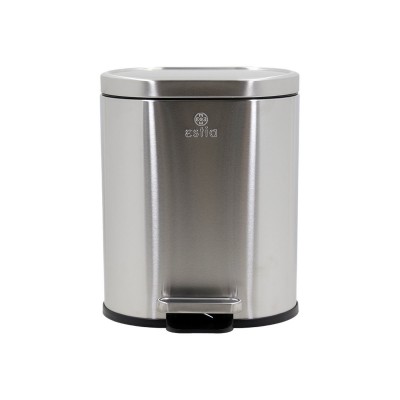 ESTIA ΧΑΡΤΟΔΟΧΕΙΟ ΜΠΑΝΙΟΥ OVOID SOFT CLOSE 6lt ΙΝΟΞ ESTIA ΧΑΡΤΟΔΟΧΕΙΟ ΜΠΑΝΙΟΥ OVOID SOFT CLOSE 6lt ΙΝΟΞ
