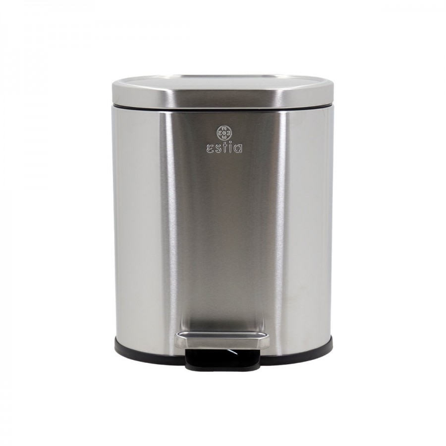 ESTIA ΧΑΡΤΟΔΟΧΕΙΟ ΜΠΑΝΙΟΥ OVOID SOFT CLOSE 6lt ΙΝΟΞ ESTIA ΧΑΡΤΟΔΟΧΕΙΟ ΜΠΑΝΙΟΥ OVOID SOFT CLOSE 6lt ΙΝΟΞ