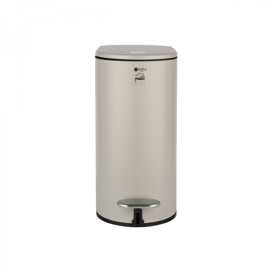 ESTIA ΧΑΡΤΟΔΟΧΕΙΟ ΜΠΑΝΙΟΥ SLIM SOFT CLOSE 5lt ΜΑΤ TAUPE ESTIA ΧΑΡΤΟΔΟΧΕΙΟ ΜΠΑΝΙΟΥ SLIM SOFT CLOSE 5lt ΜΑΤ TAUPE