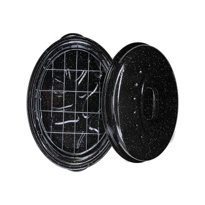 ESTIA ΓΑΣΤΡΑ ENAMEL ΕΜΑΓΙΕ 40x27x15cm 4.8lt ΜΕ ΣΧΑΡΑ