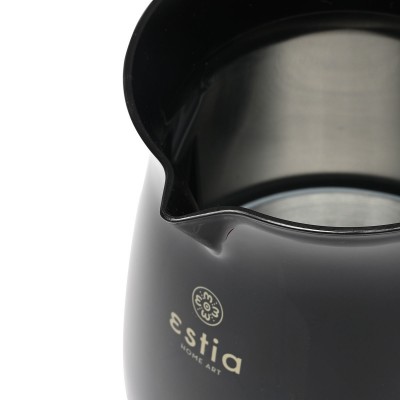 ESTIA ΗΛΕΚΤΡΙΚΟ ΜΠΡΙΚΙ OAK 800w ΜΕ ΑΠΟΣΠΩΜΕΝΗ ΒΑΣΗ 360° ΜΑΥΡΟ