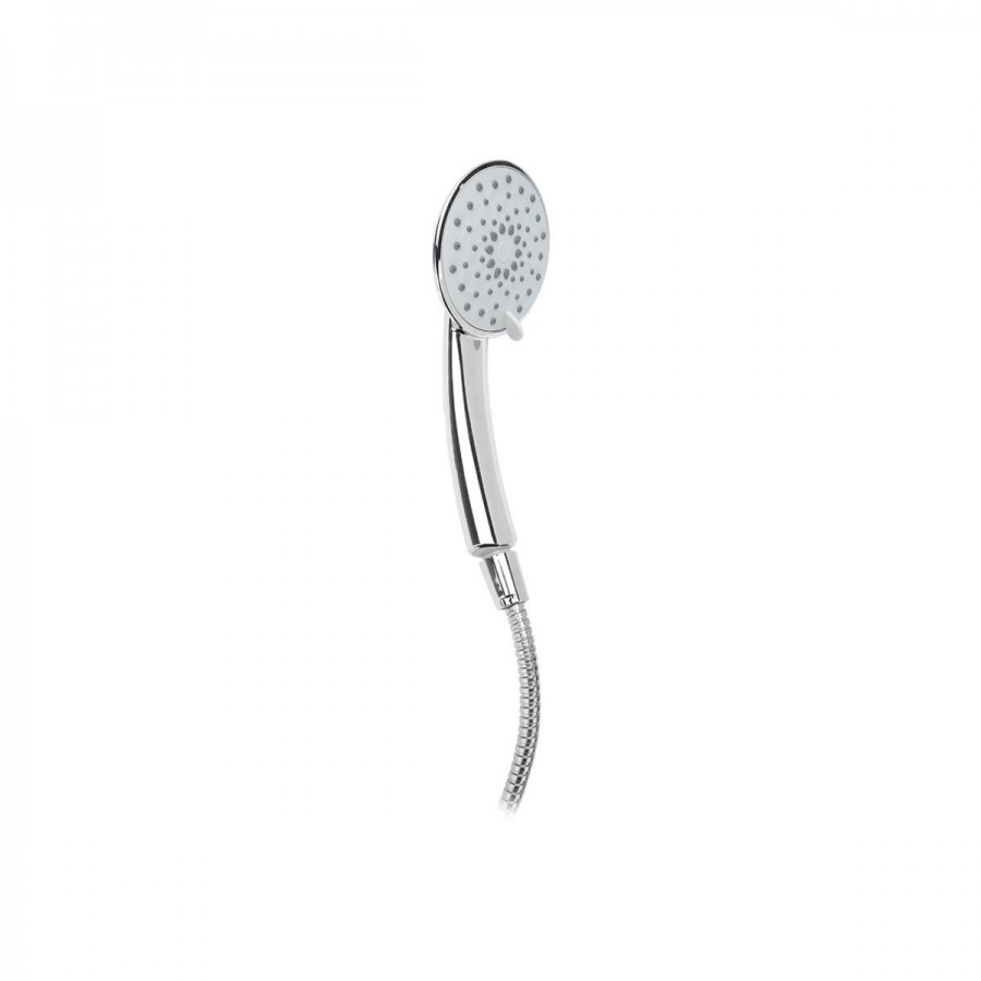 ESTIA ΚΕΦΑΛΗ ΝΤΟΥΣ ΧΡΩΜΙΟΥ 10.5cm ΜΕ 5 ΛΕΙΤΟΥΡΓΙΕΣ ΡΟΗΣ & ΣΠΙΡΑΛ ΑΝΟΔΕΙΔΩΤΟ 1.5m