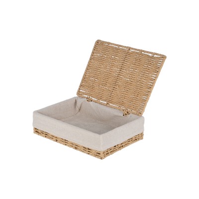 ESTIA ΚΟΥΤΙ ΑΠΟΘΗΚΕΥΣΗΣ & ΟΡΓΑΝΩΣΗΣ BOTANICA 28x20x10cm ΜΕ ΕΣΩΤΕΡΙΚΗ ΕΠΕΝΔΥΣΗ & ΚΑΠΑΚΙ