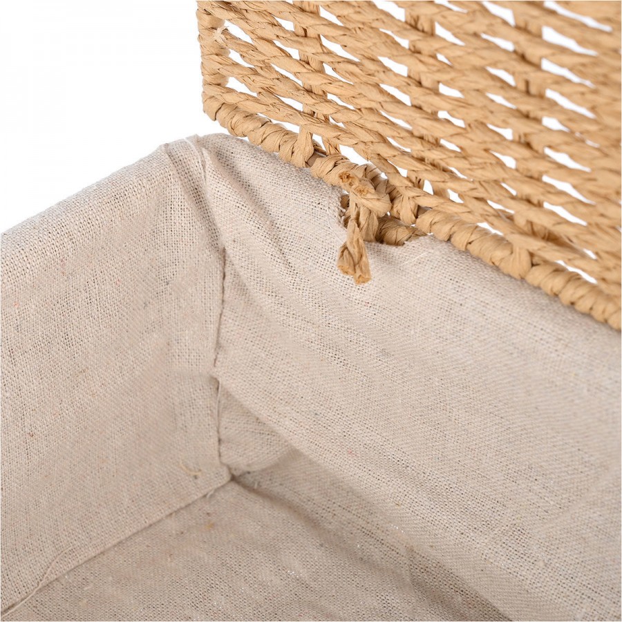 ESTIA ΚΟΥΤΙ ΑΠΟΘΗΚΕΥΣΗΣ & ΟΡΓΑΝΩΣΗΣ BOTANICA 28x20x10cm ΜΕ ΕΣΩΤΕΡΙΚΗ ΕΠΕΝΔΥΣΗ & ΚΑΠΑΚΙ