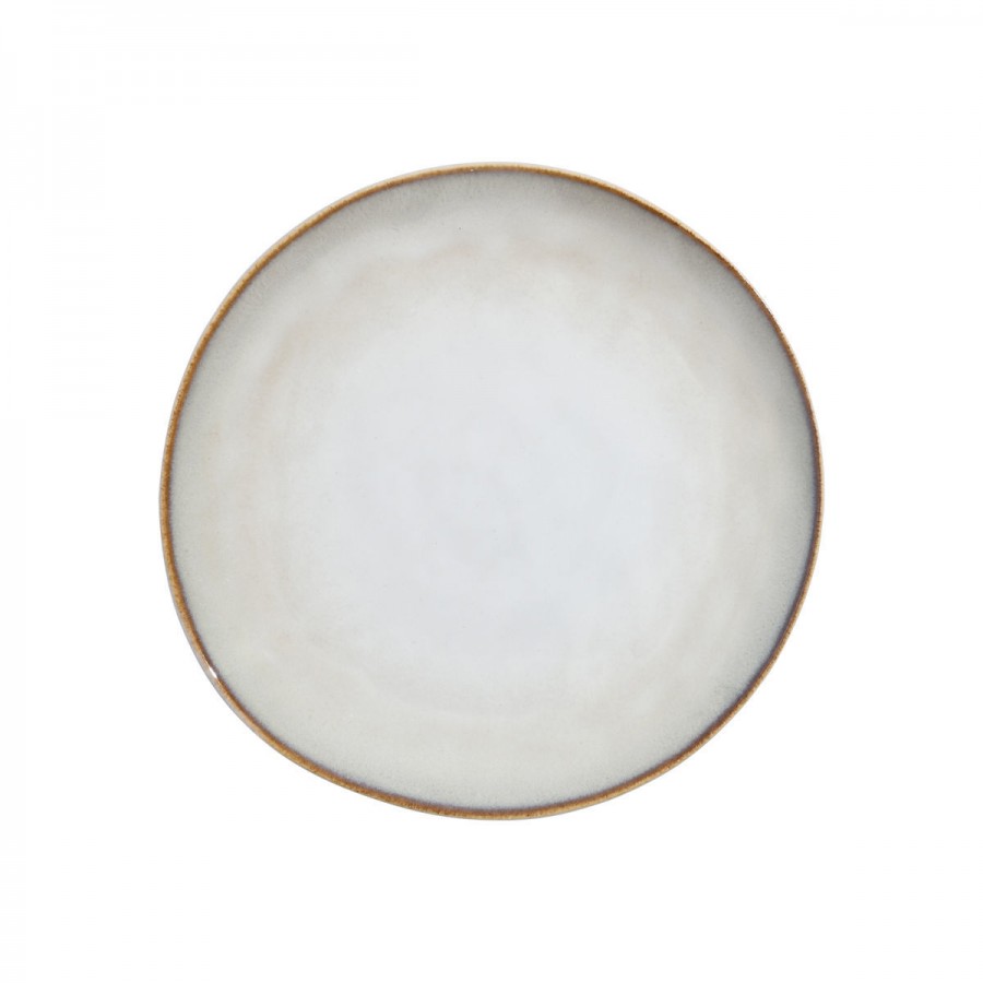 ESTIA ΠΙΑΤΟ ΡΗΧΟ VIGNETTE STONEWARE 21cm IVORY ESTIA ΠΙΑΤΟ ΡΗΧΟ VIGNETTE STONEWARE 21cm IVORY
