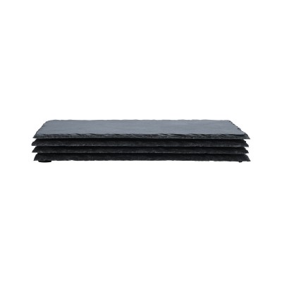 ESTIA ΠΛΑΤΩ ΣΕΡΒΙΡΙΣΜΑΤΟΣ ΣΧΙΣΤΟΛΙΘΟΥ 22x14cm ΣΕΤ 4 ΤΕΜ.