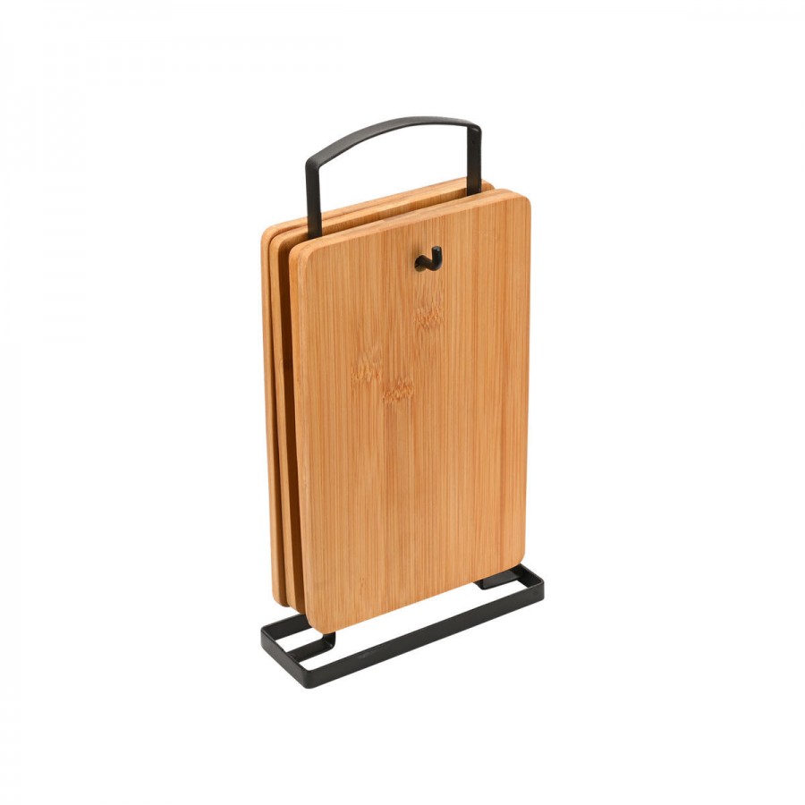 ESTIA ΣΕΤ ΕΠΙΦΑΝΕΙΕΣ ΚΟΠΗΣ BAMBOO ESSENTIALS 4 ΤΕΜ ΜΕ ΒΑΣΗ ΜΕΤΑΛΛΙΚΗ ESTIA ΣΕΤ ΕΠΙΦΑΝΕΙΕΣ ΚΟΠΗΣ BAMBOO ESSENTIALS 4 ΤΕΜ ΜΕ ΒΑΣΗ ΜΕΤΑΛΛΙΚΗ