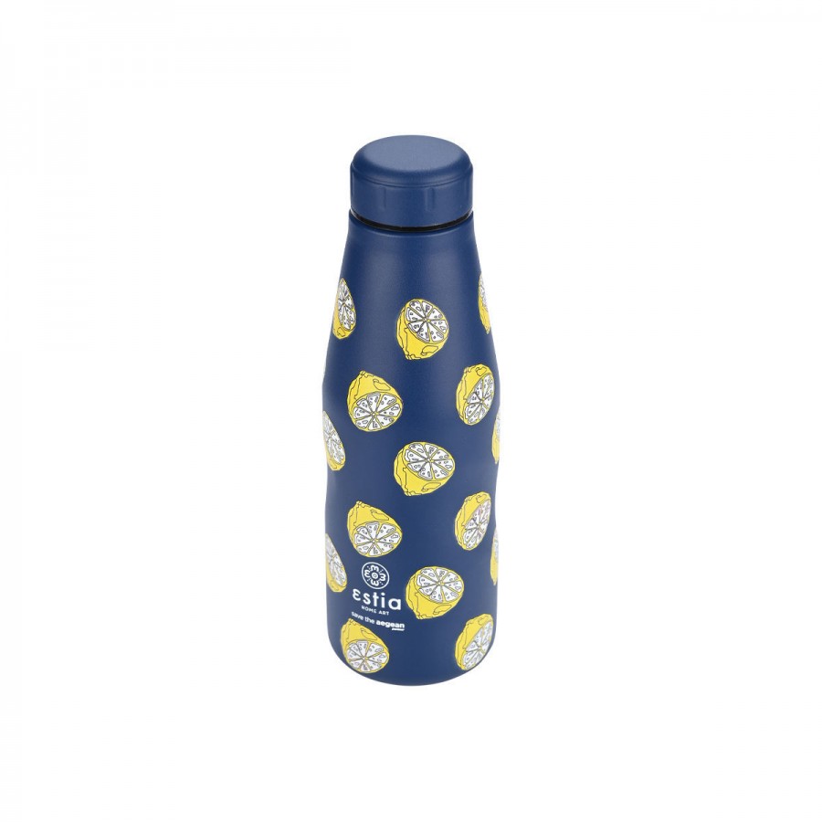 ESTIA ΘΕΡΜΟΣ TRAVEL FLASK SAVE THE AEGEAN 500ml CITRUS INFUSION ESTIA ΘΕΡΜΟΣ TRAVEL FLASK SAVE THE AEGEAN 500ml CITRUS INFUSION