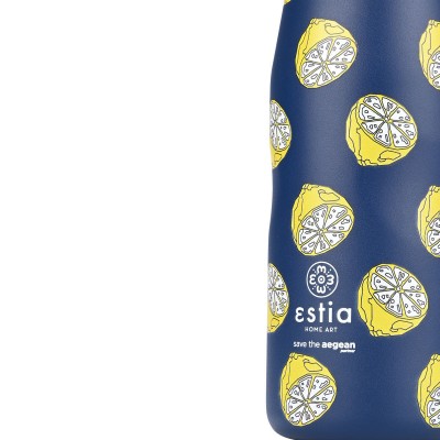 ESTIA ΘΕΡΜΟΣ TRAVEL FLASK SAVE THE AEGEAN 500ml CITRUS INFUSION ESTIA ΘΕΡΜΟΣ TRAVEL FLASK SAVE THE AEGEAN 500ml CITRUS INFUSION