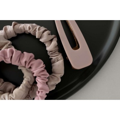 Κοκαλάκι Μαλλιών Μεταξένιο Pink 1Cm Espree