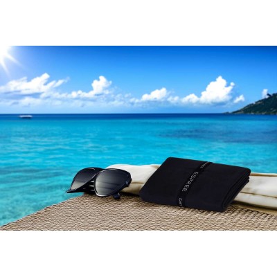 Πετσέτα Σώματος Solid Black 75X150 Espree