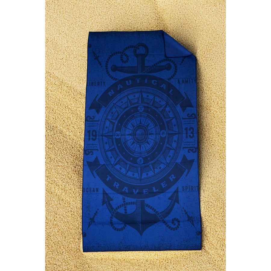 Πετσέτα Θαλάσσης Anchor Blue 80X160 Espree