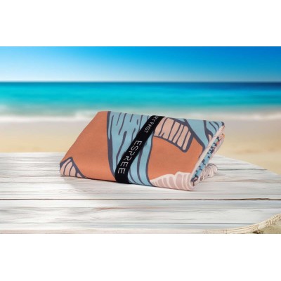 Πετσέτα Θαλάσσης Flora Peach 80X160 Espree
