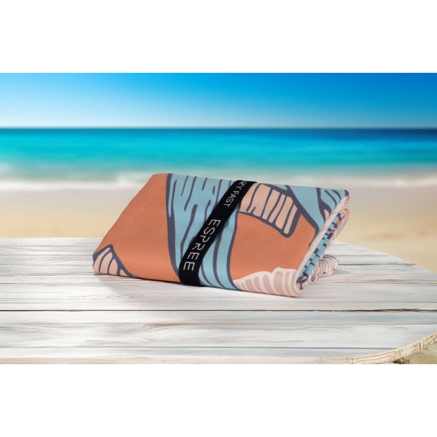 Πετσέτα Θαλάσσης Flora Peach 80X160 Espree