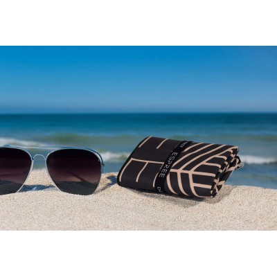 Πετσέτα Θαλάσσης Glam Black 80X160 Espree