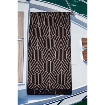 Πετσέτα Θαλάσσης Glam Black 80X160 Espree
