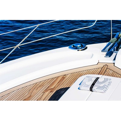 Πετσέτα Θαλάσσης Hexa Grey 80X160 Espree