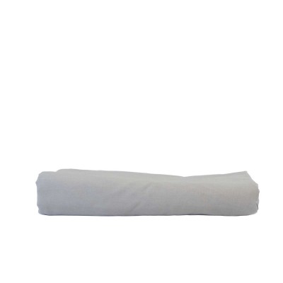 Σεντόνι Μεμονωμένο Ημίδιπλο Με Λάστιχο Solid Light Grey 1Τμχ 120X200+35 Espree