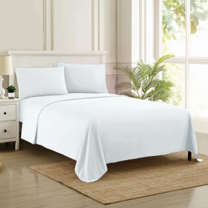 Σεντόνι Μεμονωμένο Υπέρδιπλο Solid White 1Τμχ 240X270 Espree