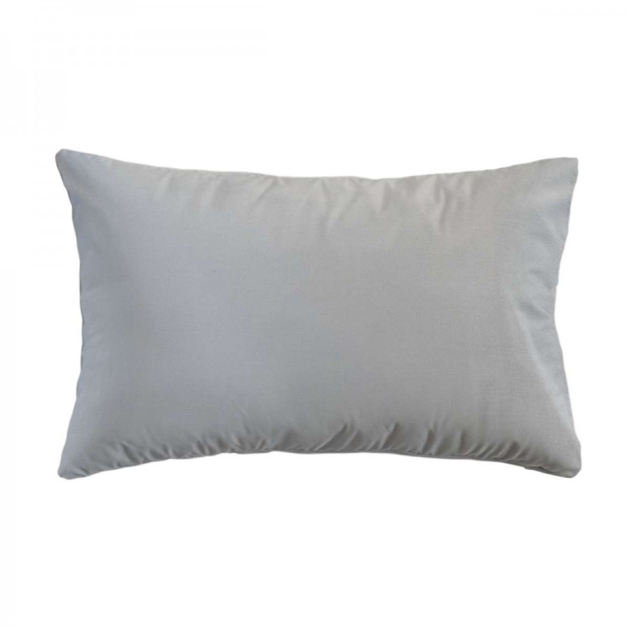 Σετ Μαξιλαροθήκες Βαμβακερές Solid Light Grey 2Τμχ 52X72 Espree