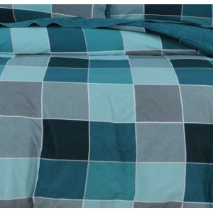 Σετ Παπλωματοθήκη Μονή Naty Blue 2Τμχ 160X240 Espree