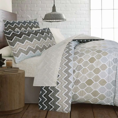 Σετ Παπλωματοθήκη Υπέρδιπλη Kiris Beige 3Τμχ 230X240 Espree Σετ Παπλωματοθήκη Υπέρδιπλη Kiris Beige 3Τμχ 230X240 Espree