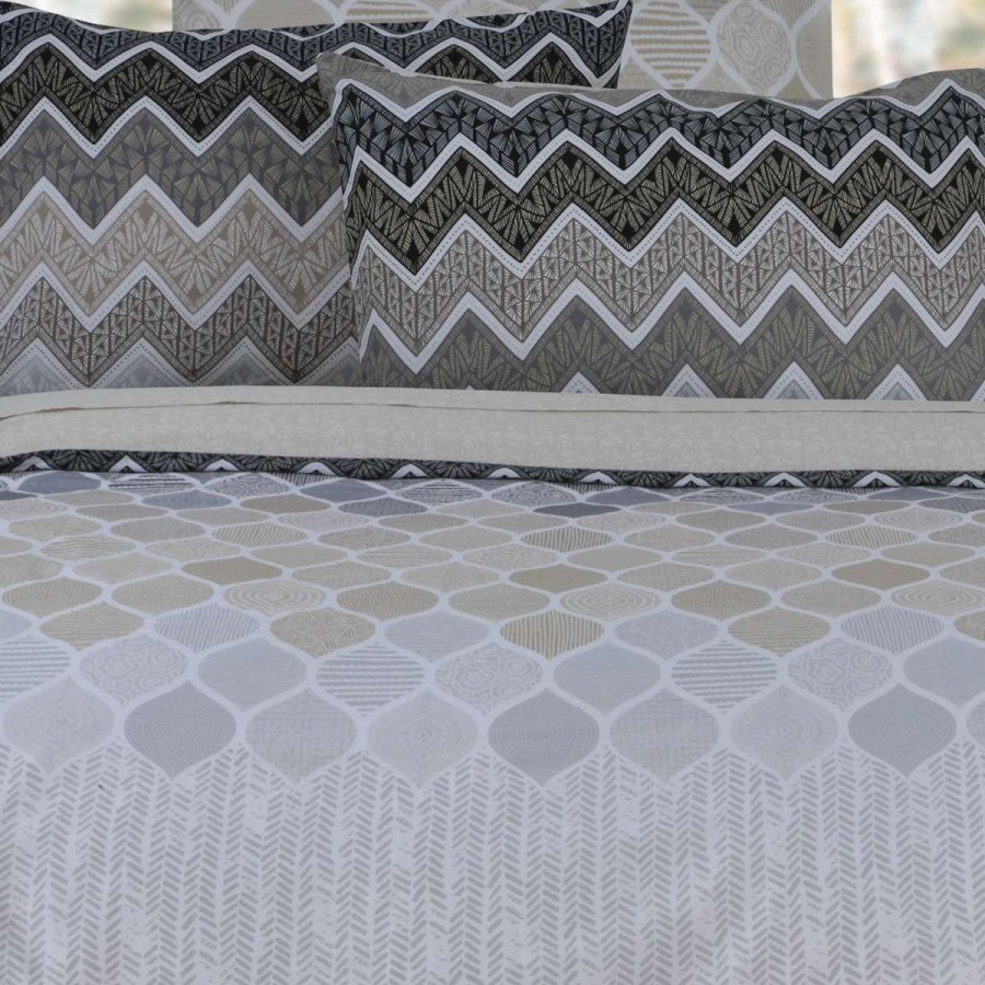 Σετ Σεντόνια King Size Kiris Beige 4Τμχ 280X270 Espree Σετ Σεντόνια King Size Kiris Beige 4Τμχ 280X270 Espree