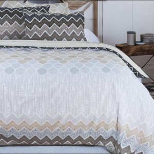 Σετ Σεντόνια King Size Kiris Beige 4Τμχ Με Λάστιχο 180X200+35 Espree