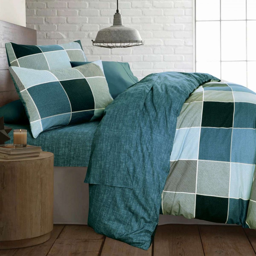 Σετ Σεντόνια King Size Naty Blue 4Τμχ 280X270 Espree Σετ Σεντόνια King Size Naty Blue 4Τμχ 280X270 Espree