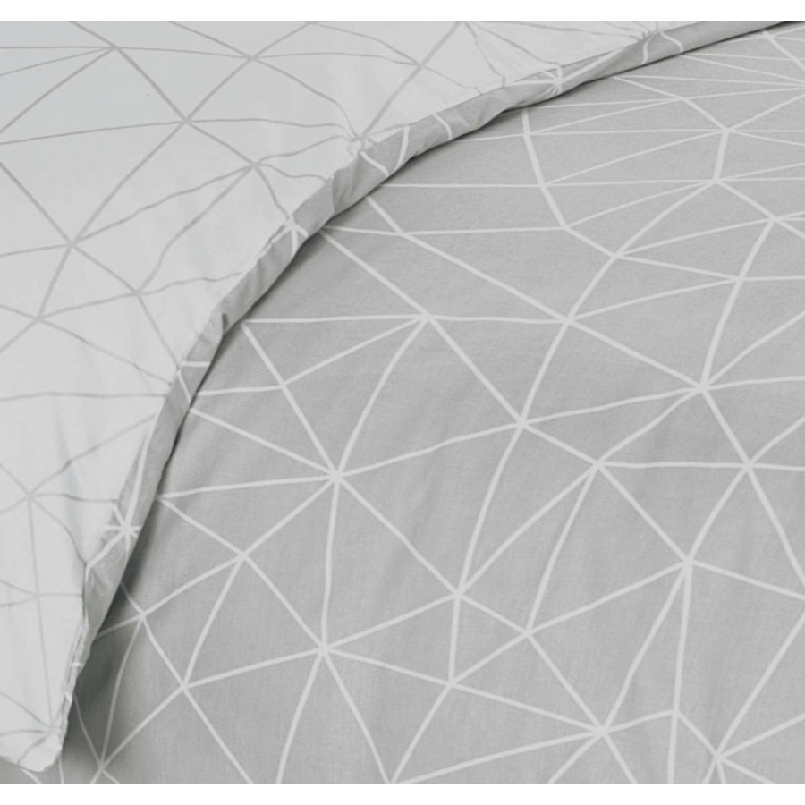Σετ Σεντόνια Μονά Mila Grey 3Τμχ 170X270 Espree