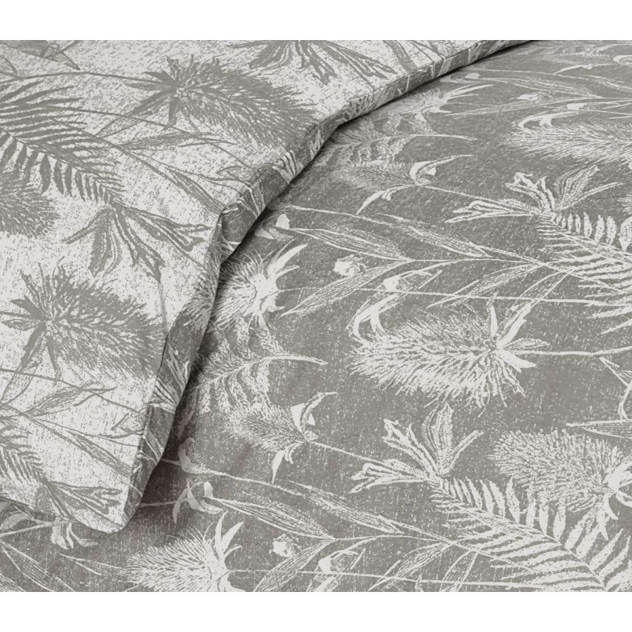 Σετ Σεντόνια Υπέρδιπλα Thistle Grey 4Τμχ 240X270 Espree Σετ Σεντόνια Υπέρδιπλα Thistle Grey 4Τμχ 240X270 Espree