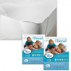 Aδιάβροχο κάλυμμα στρώματος Flannel 4 ΛΑΣΤΙΧΑ 100x200