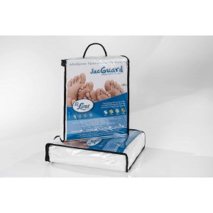 Aδιάβροχο Προστατευτικό Κάλυμμα Στρώματος Jacquard Λευκό 120X200+30 Laluna