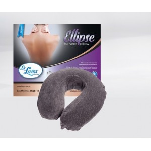 Εργονομικό Μαξιλάρι Ellipse The Neck Γκρι 31X28X10 Laluna