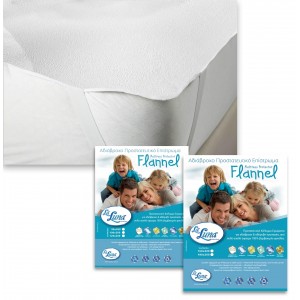 Aδιάβροχο κάλυμμα στρώματος Flannel 4 ΛΑΣΤΙΧΑ 110x200